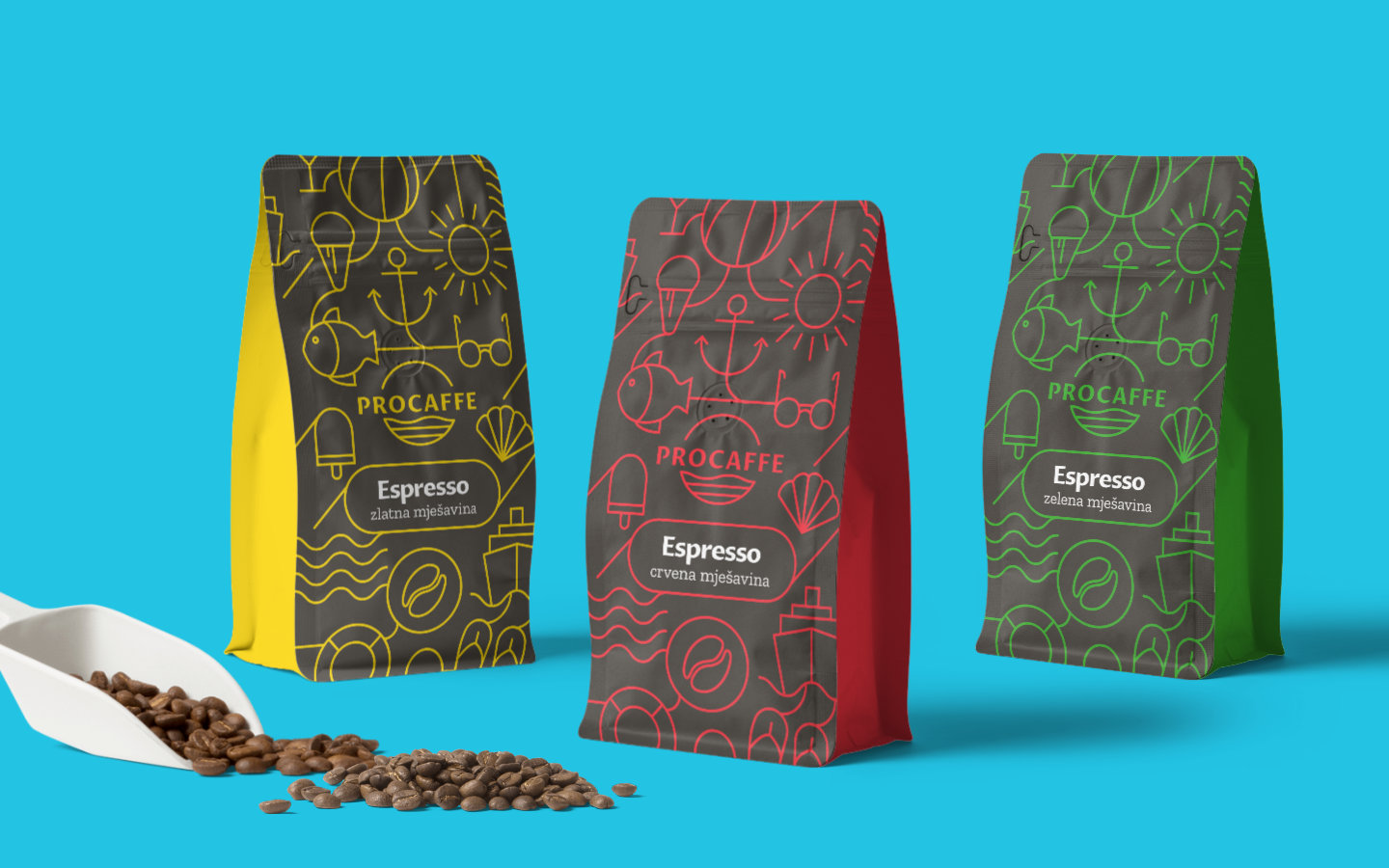 Coffee Branding → Procaffe